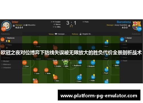 欧冠之夜对位博弈下防线失误被无限放大的胜负代价全景剖析战术