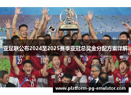亚足联公布2024至2025赛季亚冠总奖金分配方案详解 亚足联公布2024至2025赛季亚冠总奖金分配方案详解